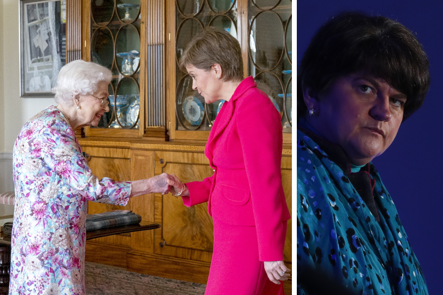 Arlene Foster fumes over how Nicola Sturgeon greets the Queen