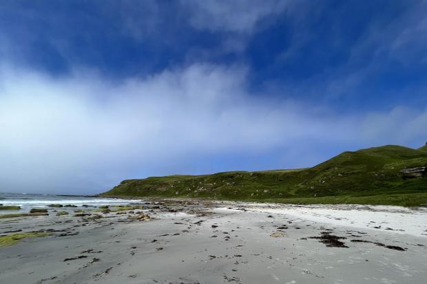The 'Singing Sands' Eigg