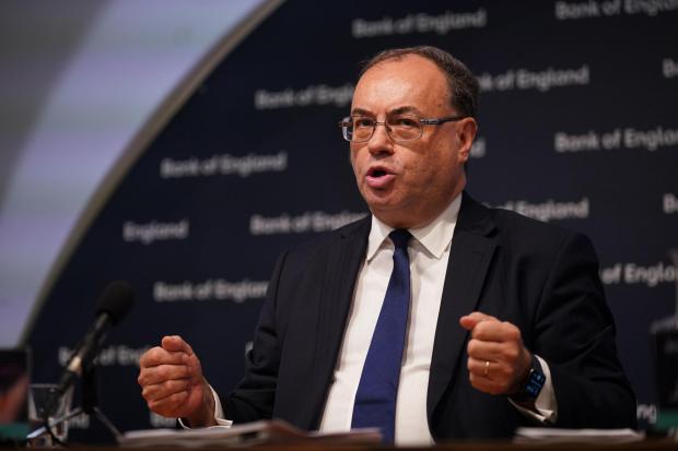 The National: Bank of England governor Andrew Bailey announced an interest rates hike last week