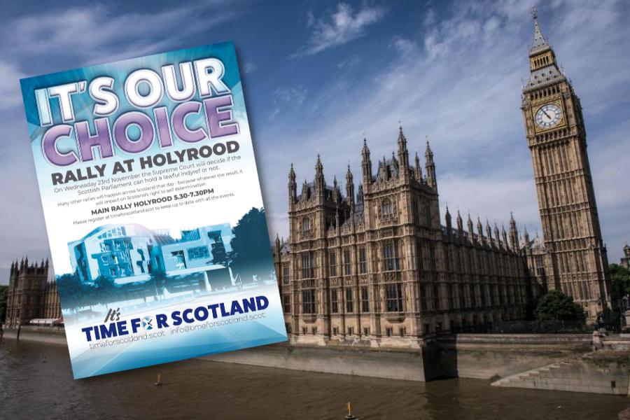 SNP's Westminster group split on attending Supreme Court rally with Yes activists