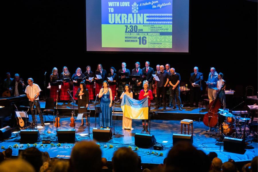 Запуск онлайн-концерту Inverness Fundraiser for Ukraine