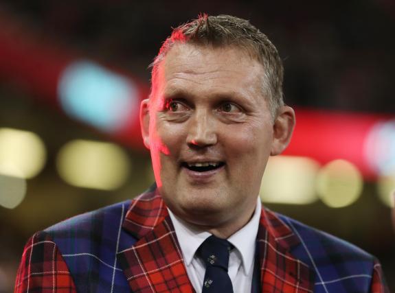 The National: File photo dated 03/11/2018 of former Scotland rugby star and charity fundraiser Doddie Weir who is being remembered at a memorial service in the Borders. Hundreds are set to gather at Melrose Parish Church on Monday afternoon with the service being The National: File photo dated 03/11/2018 of former Scotland rugby star and charity fundraiser Doddie Weir who is being remembered at a memorial service in the Borders. Hundreds are set to gather at Melrose Parish Church on Monday afternoon with the service being