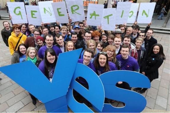 The National: Priorities have changed for young people since the 2014 referendum's Generation Yes campaign The National: Priorities have changed for young people since the 2014 referendum's Generation Yes campaign