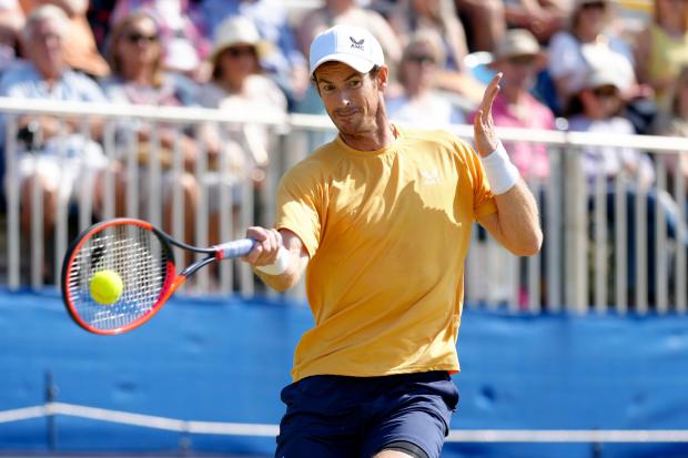 Andy Murray is preparing for Wimbledon by playing at the Surbiton Trophy (John Walton/PA)
