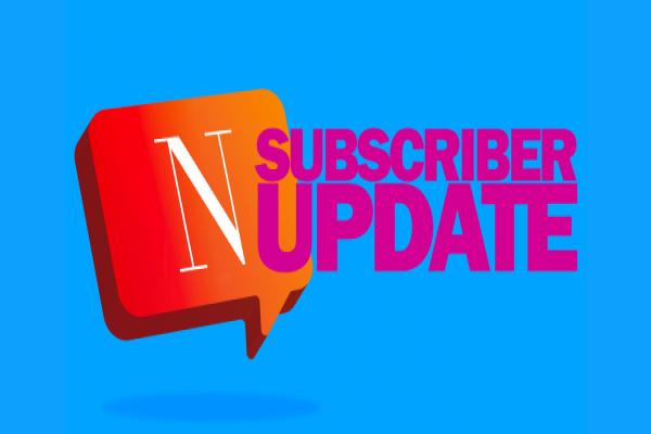 Subscriber Update promo image