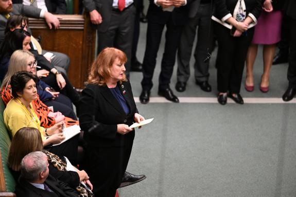 The National: SNP MP Deidre Brock speaking in the House of Commons The National: SNP MP Deidre Brock speaking in the House of Commons