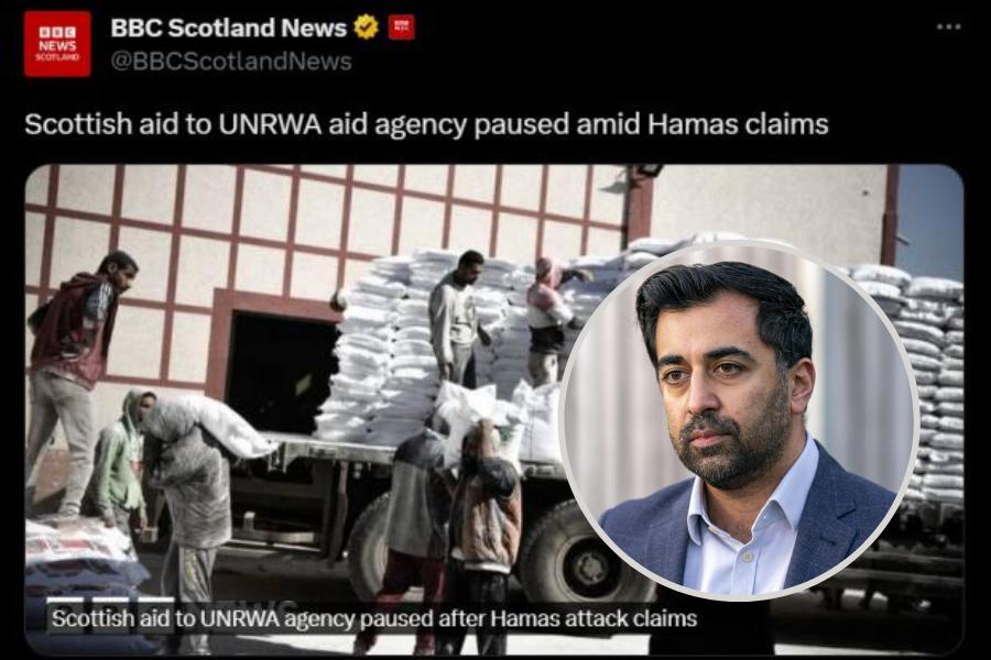 BBC antwortet, nachdem Hamza Yousef sagte, der UNRWA-Artikel sei falsch