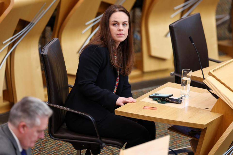 The National: EDINBURGH, SCOTLAND - APRIL 30: Kate Forbes MSP attends Scottish Parliament on April 30, 2024 in Edinburgh, Scotland. Humza Yousaf resigned from Office yesterday ahead of a confidence vote he was expected to lose after the coalition with The Scottish