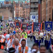 Marches walked through Glasgow yesterdau