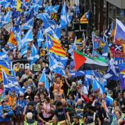 One of the AUOB group's previous independence marches
