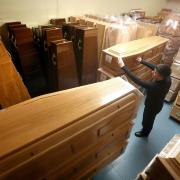 Coffin manufacturers in Glasgow have begun a week of strike action