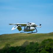 A Skyports drone will be used to carry mail between islands in Orkney
