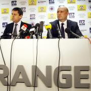 David Whitehouse (left) and Paul Clark, the administrators appointed to oversee Rangers in 2012