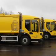 These are no ordinary bin lorries, thanks to school pupils in Dumfries and Galloway