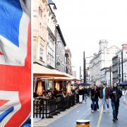 Cardiff city centre may soon have a new addition, a 32-metre high Union flag