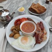 A breakfast order seemingly appeared at random on a BBC News liveblog