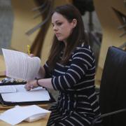 Finance Secretary Kate Forbes in Holyrood in June. Photograph: PA