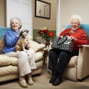 Mary Cook (left) and Marina Wingrove, stars of Gogglebox on Channel 4