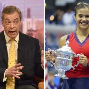 Nigel Farage congratulated Emma Raducanu on her US Open win, but has previously made discriminatory remarks aimed at Romanians