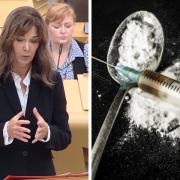 Lord Advocate Dorothy Bain announced the change to Scottish drug policy in Holyrood