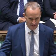 Deputy Prime Minister Dominic Raab during Prime Minister's Questions
