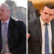 Douglas Ross's Scottish Tories have continued to claim that the SNP have changed Scotland's drug prosecution rules, despite having already been corrected by Roddy Dunlop QC (left)