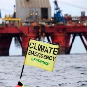 Greenpeace loses legal bid to revoke North Sea oil permit weeks before COP26. Photograph: Greenpeace