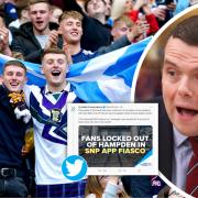 Douglas Ross's party has angered Scotland fans