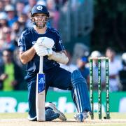 Scotland captain Kyle Coetzer at a match in 2018.