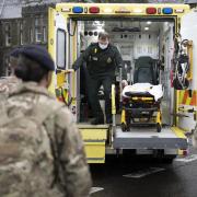 Servicemen and women are currently assisting the Scottish Ambulance Service