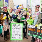 Extinction Rebellion are protesting on Glasgow's Buchanan Street