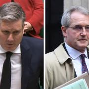 Keir Starmer, left, has failed to seize on the scandal around Owen Paterson