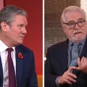 Brian Cox and Keir Starmer appeared alongside each other on the Andrew Marr Show