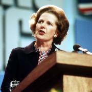 Former Tory prime minister Margaret Thatcher