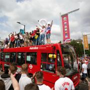 Thousands of fans were waiting to storm Wembley stadium in the event of an England win at the Euro 2020 final