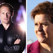 Outlander actor Sam Heughan said he'd like to invite Nicola Sturgeon to a dream dinner party