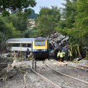The train derailed at Stonehaven claiming the lives of three people in 2020