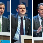 A day at the Scottish Tory conference involved listening to Greg Hands MP, Douglas Ross MP, and Alister Jack MP. Photos: PA