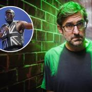 Louis Theroux was spotted in the audience at the rapper's show