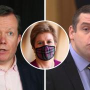 Douglas Ross's party has criticised Jason Leitch over his defence of Nicola Sturgeon