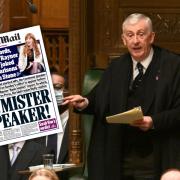 Speaker Lindsay Hoyle was rebuffed on the front page of the Daily Mail