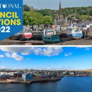 A view down the river Dee in Dumfries and Galloway (above) and blue sky over the Shetland Islands, two key areas worth paying attention to in the council elections