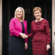 Michelle O'Neill and Nicola Sturgeon shared a meeting at Bute House