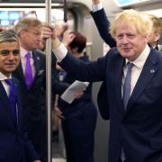Sadiq Khan, left, and Boris Johnson both suggested the new London rail line would benefit the whole of the UK