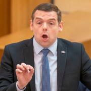 Douglas Ross U-turned earlier this year on a call for Boris Johnson to resign