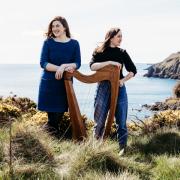 Ruth Keggin, left, and Rachel Hair have worked on a number of projects celebrating the coming together of Celtic nations, both on the Isle of Man and beyond