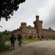 Kinloch Castle on the Isle of Rhum off the west coast of Scotland