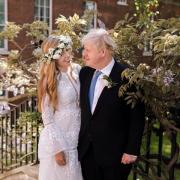 Prime Minister Boris Johnson and Carrie Johnson at their 2021 wedding