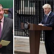 Sir Graham Brady, left, is the chairman of the backbench 1922 committee which will decide the rules for the race to succeed Boris Johnson