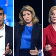 Tory leadership candidates (from left) Rishi Sunak, Penny Mordaunt, and Liz Truss